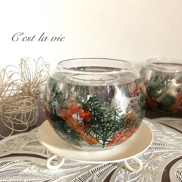 クリスマスジェルキャンドル